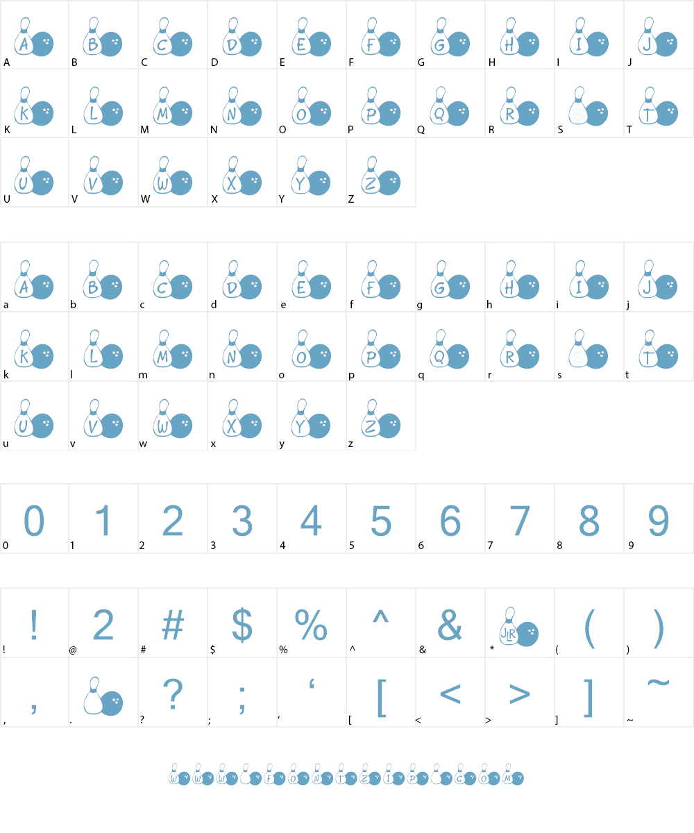 JLR Score Tonight Font Character